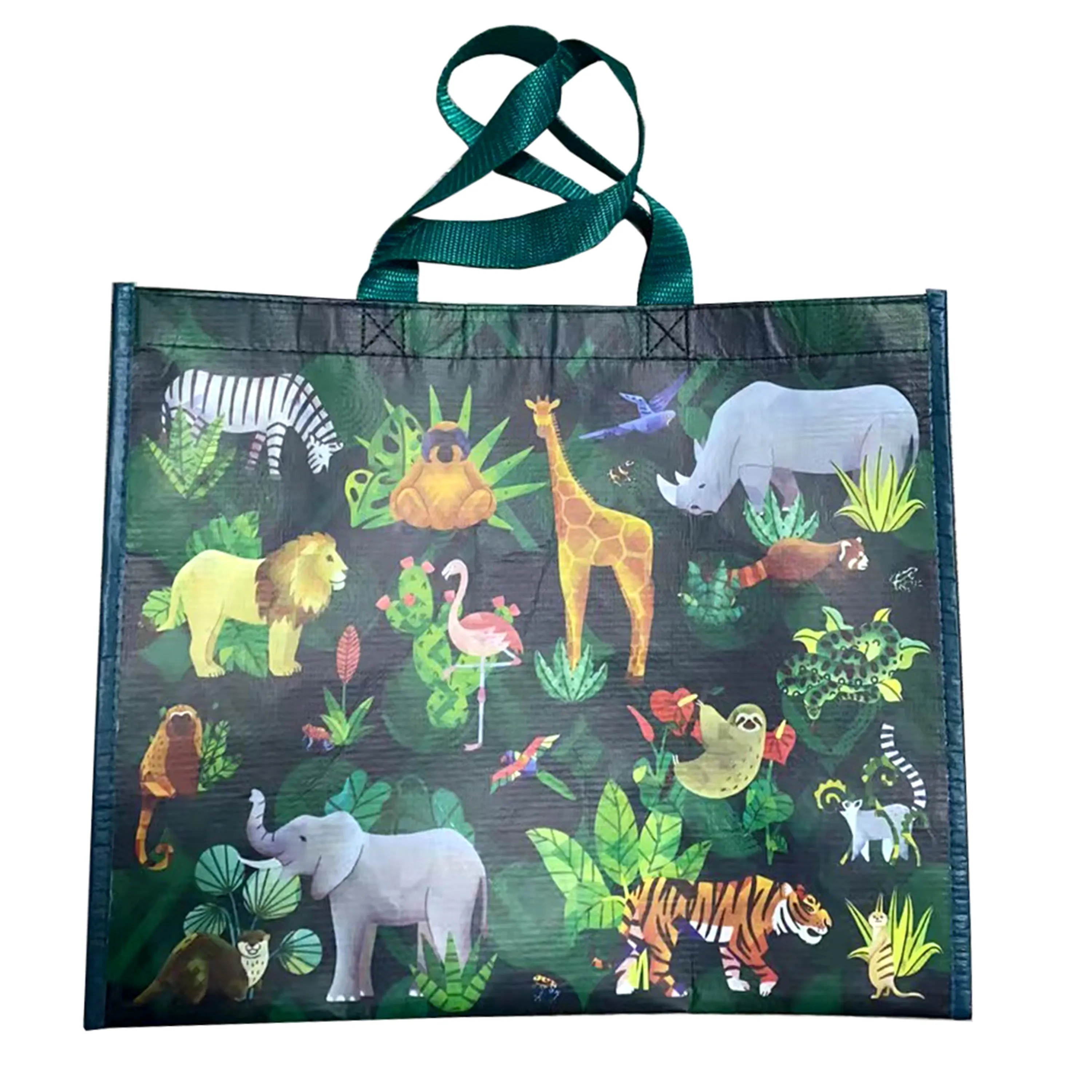 Recycled RPET Reusable Shopping Bag - Animal Kingdom
