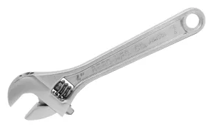 REED CW4 Chrome Finish Adjustable Wrench, 4-Inch