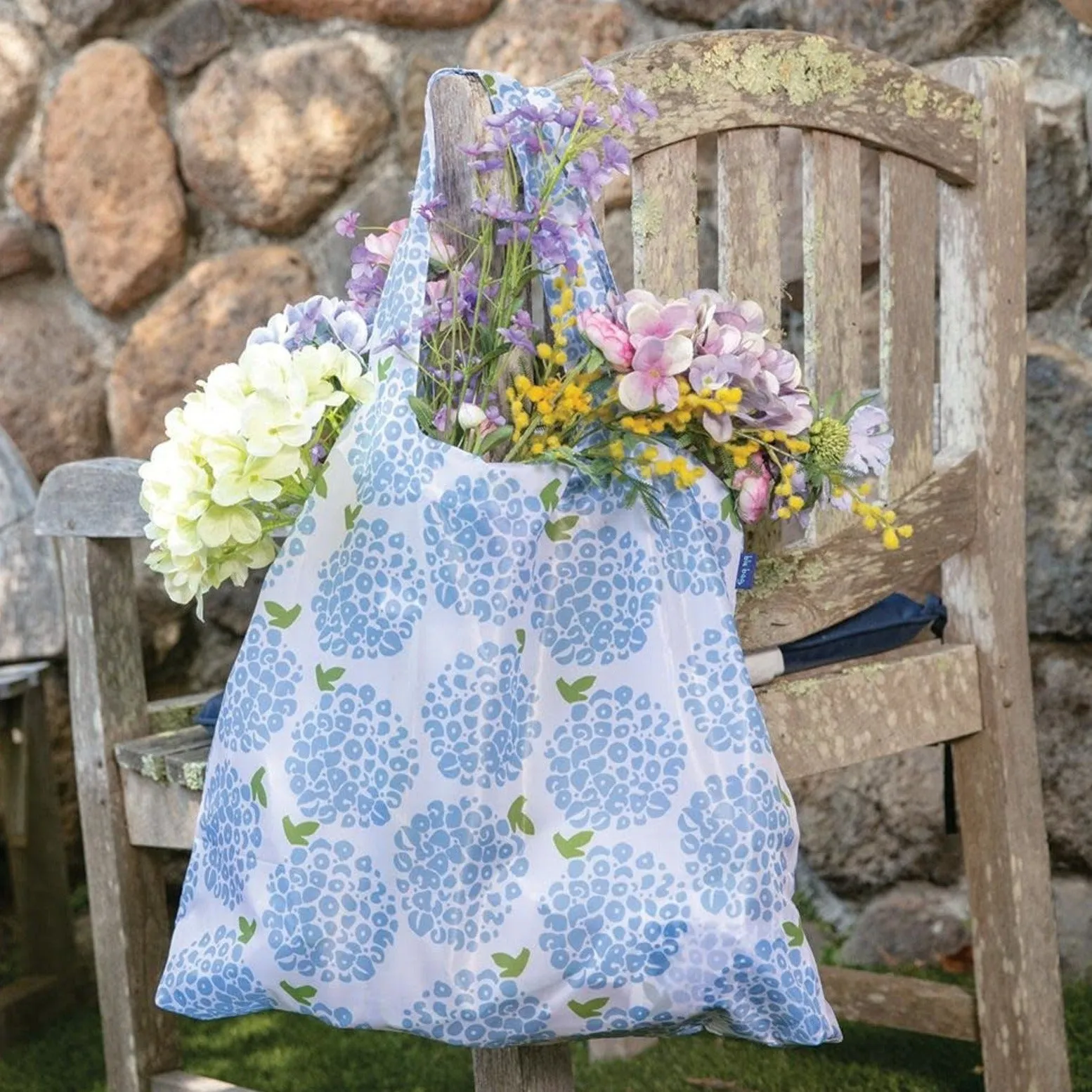 Reusable Blu Bag: Hydrangea