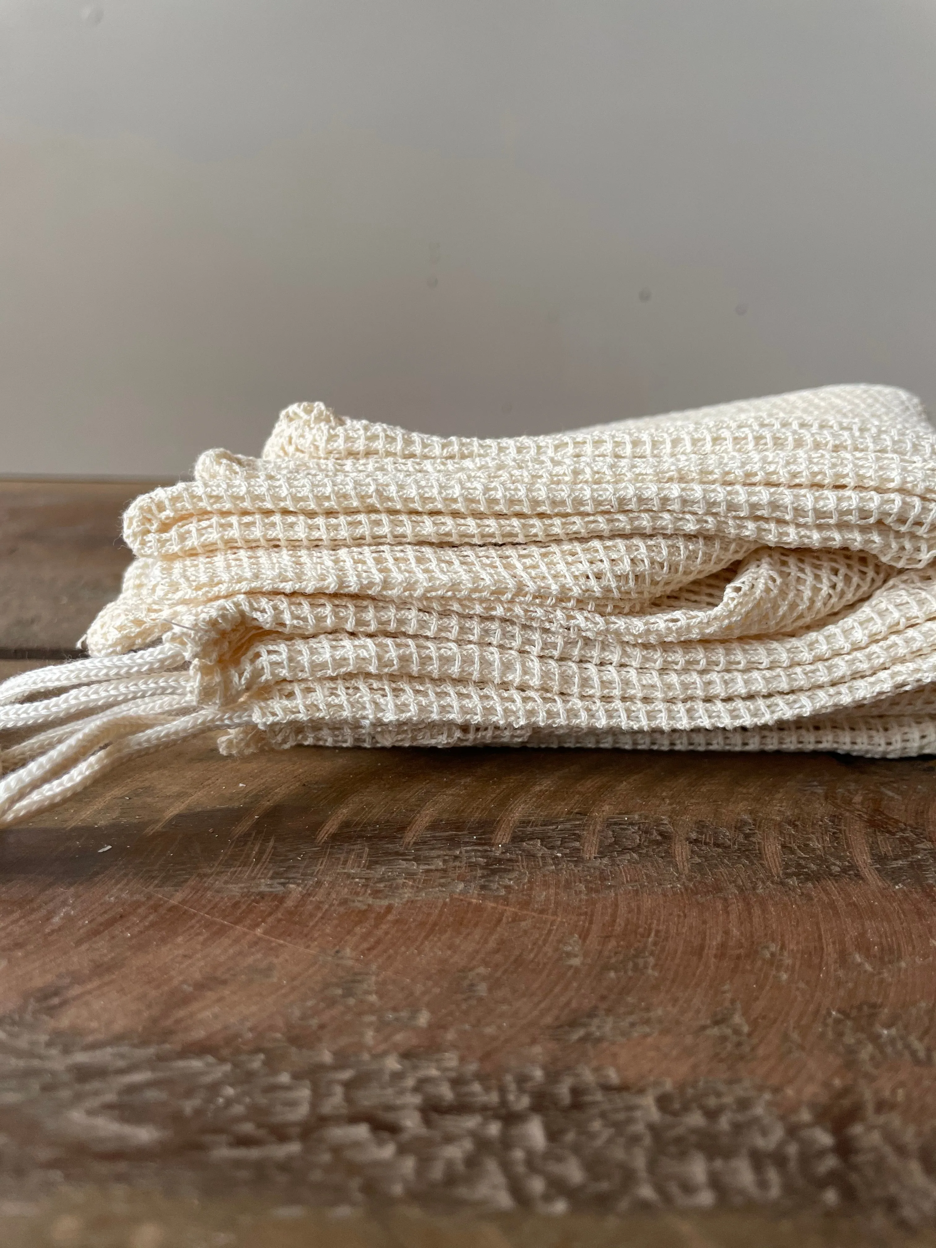 REUSABLE PRODUCE BAGS - SET OF 3