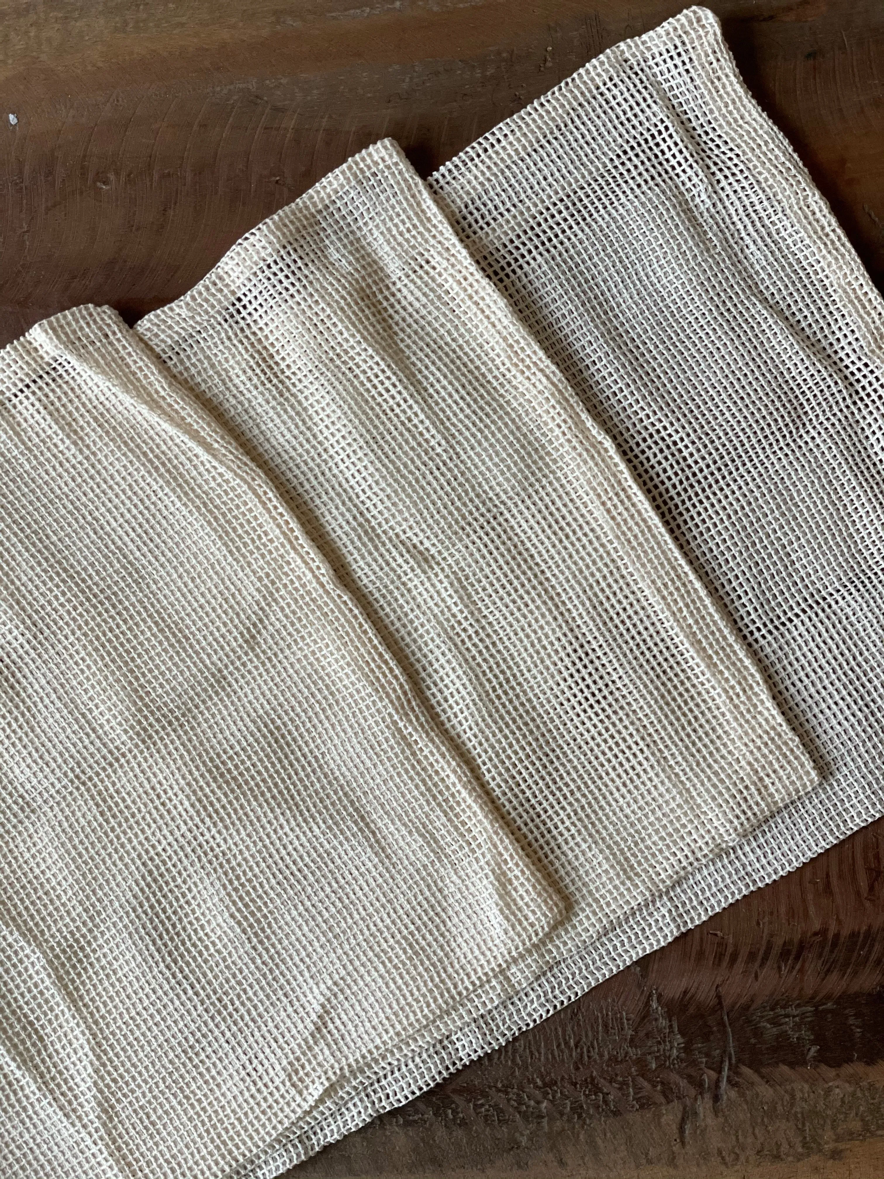 REUSABLE PRODUCE BAGS - SET OF 3