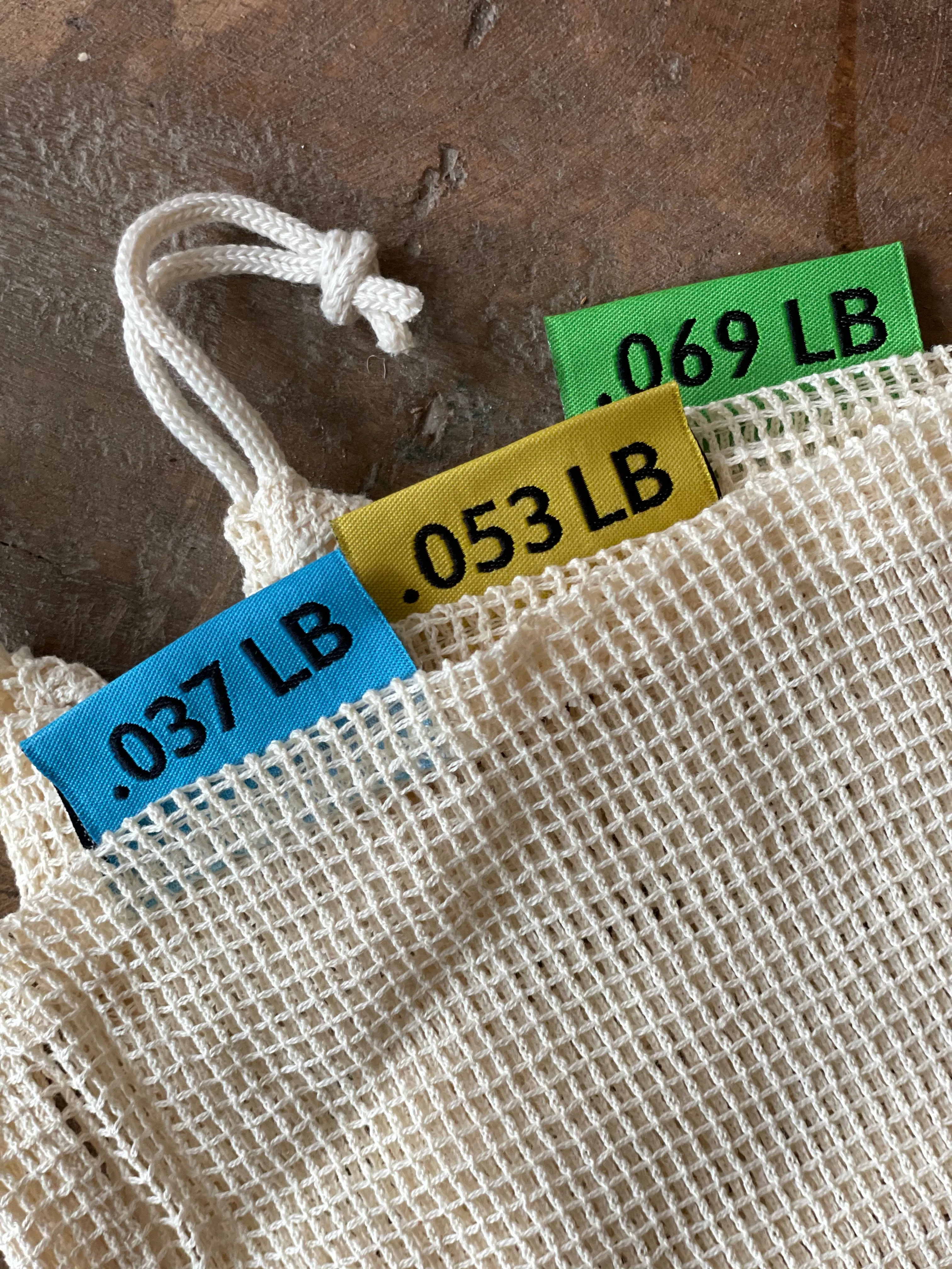 REUSABLE PRODUCE BAGS - SET OF 3