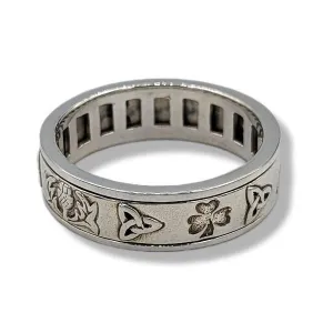 Ring Spinner Celtic Sterling Silver