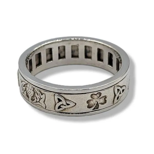 Ring Spinner Celtic Sterling Silver