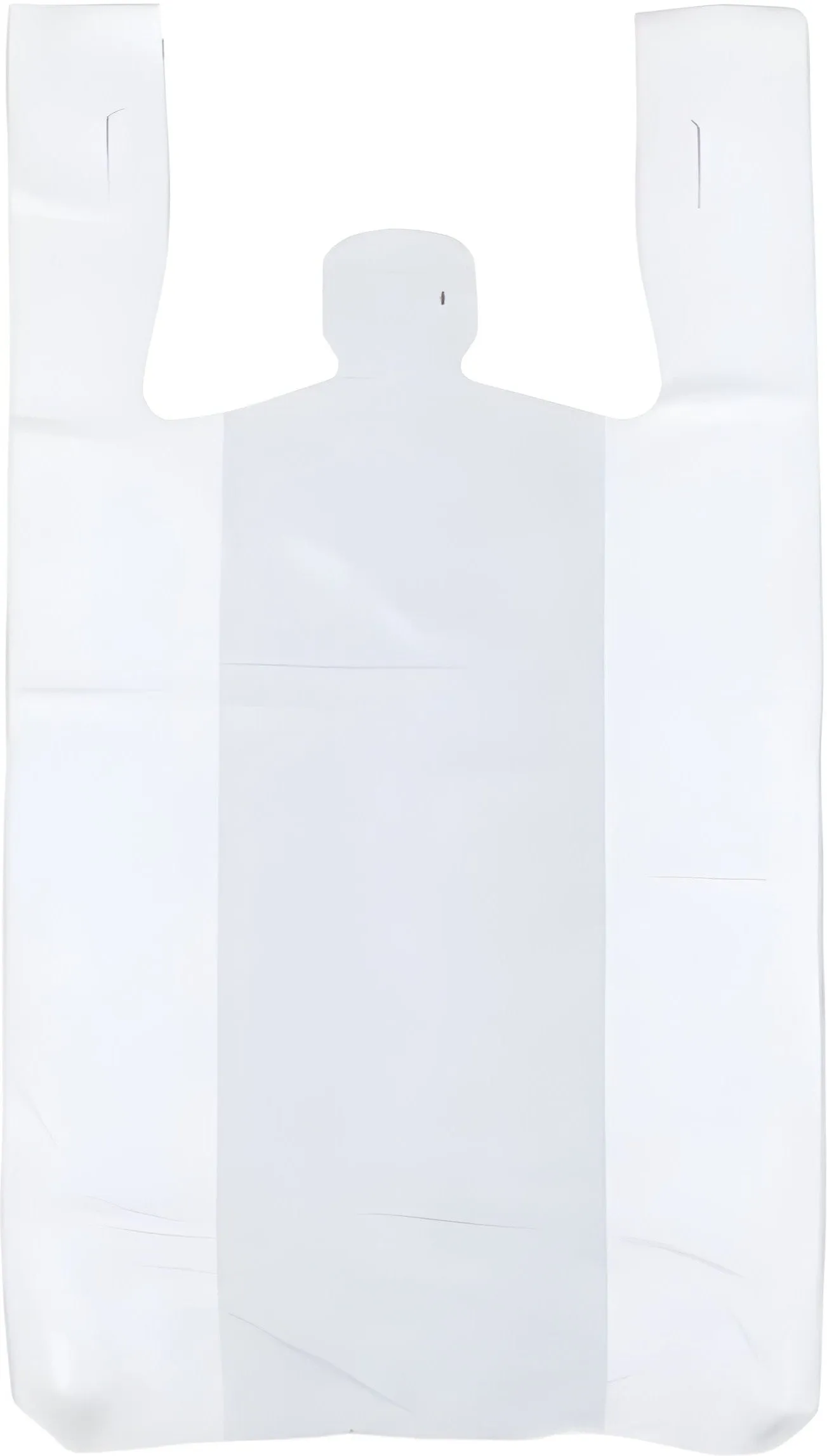 RiteSource - 11" x 6" x 20 Low Density White shopping Bag, 1000/Cs - 050025