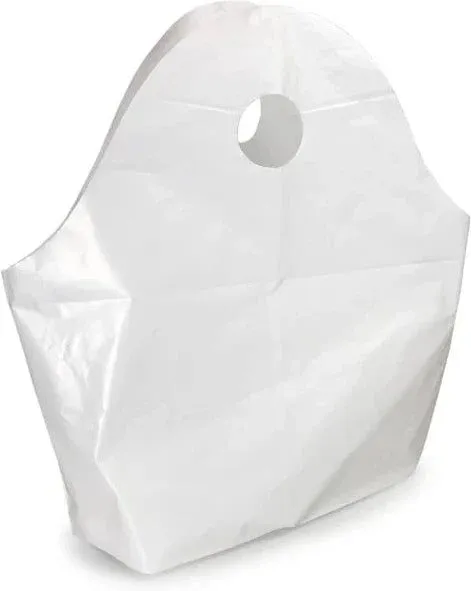 RiteSource - 17" x 16" x 5", 4 mil White Wave Top Bag, 250/Cs - 17165S