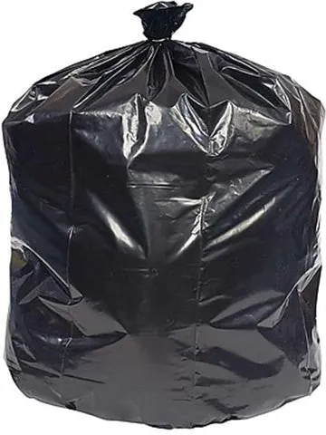 RiteSource - 20" x 22" Regular Black Garbage Bags, 500/Cs - L2022RB