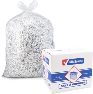 RiteSource - 24" x 22" Regular Clear Garbage Bags, 500/Cs - L2422RC