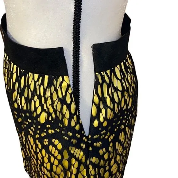 Robert Rodriguez Lace Overlay Mini Skirt