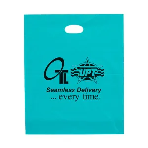 Rose Frosted Die Cut Bag 15 x 18 x 4