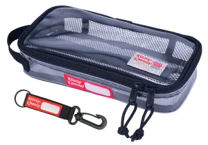 Rough Enough Clear Travel TSA Approved Toiletry Bag Small Toothbrush Case Shaving Kit Organizer Pouch for Women Men