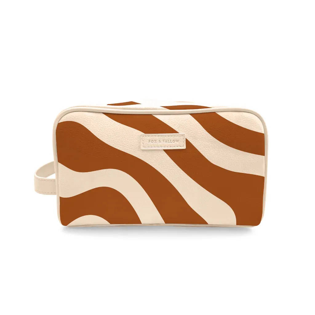 Rust Swirl Wash Bag