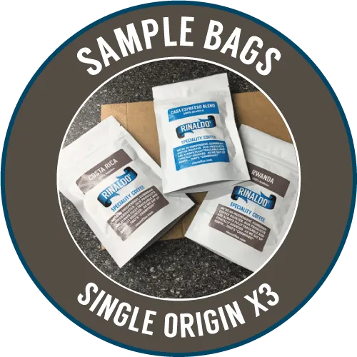 Sample Bags* - 3 X 65g Single Origin Coffees - 100% Arabica