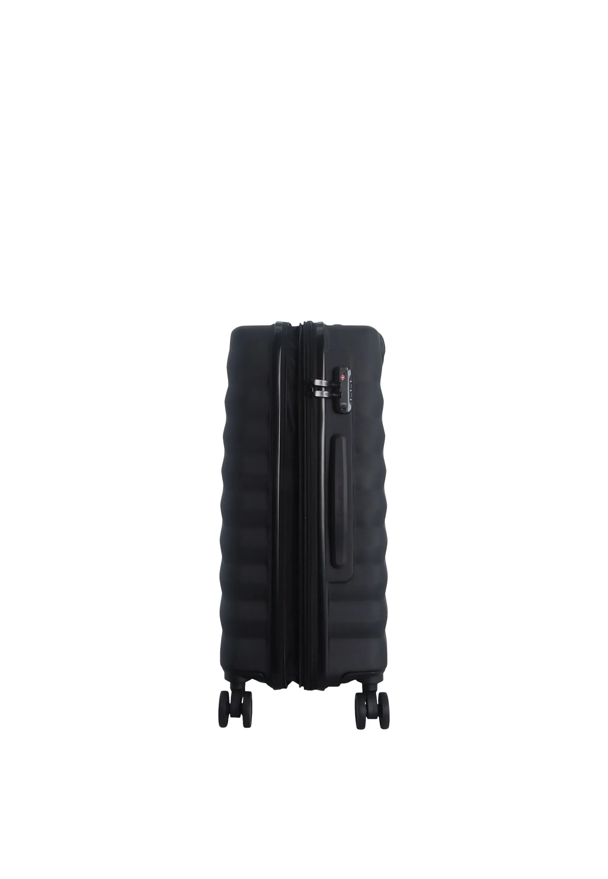 Saxoline Flow  Hard  Luggage / Trolley / Suitcase Black