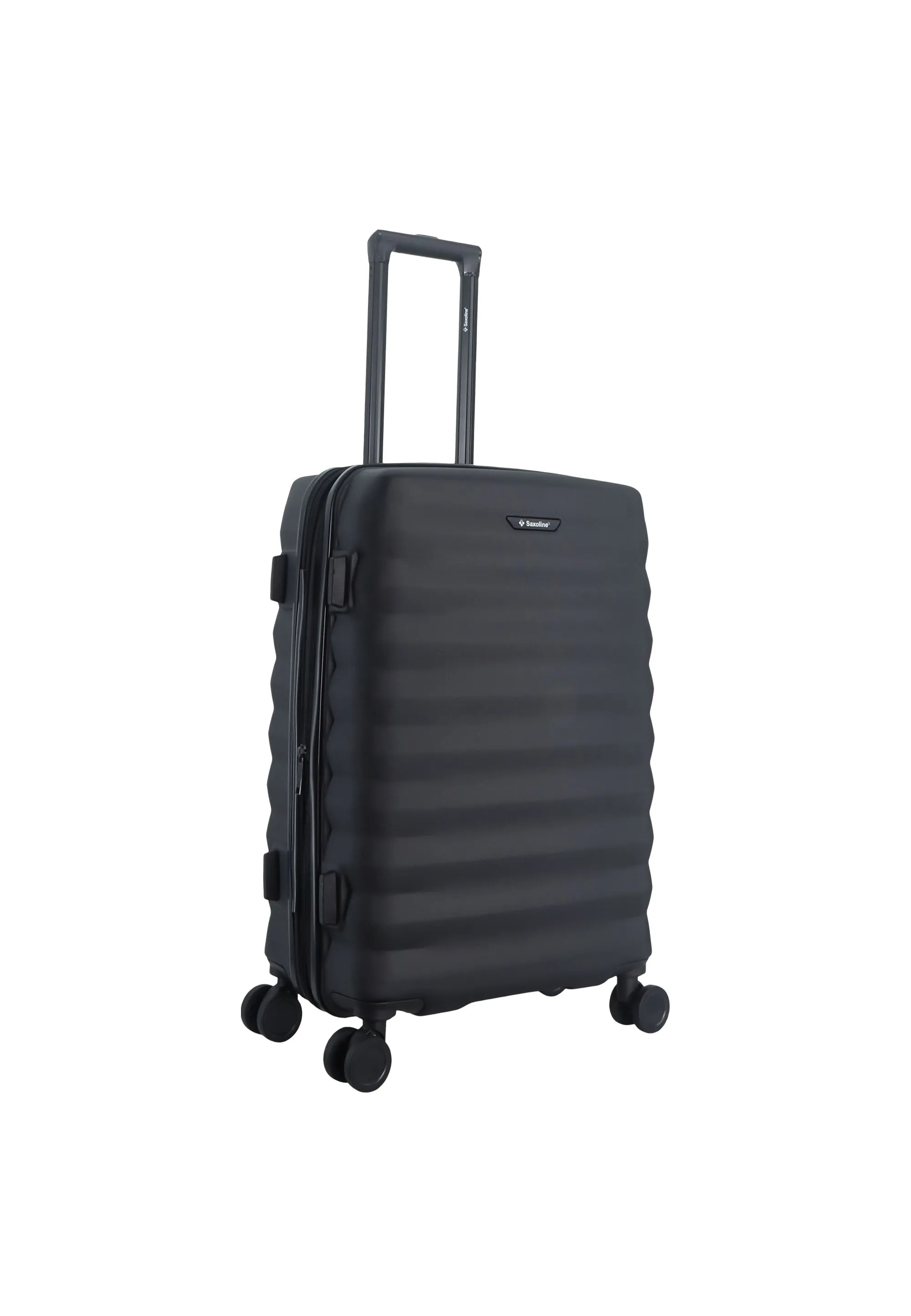 Saxoline Flow  Hard  Luggage / Trolley / Suitcase Black