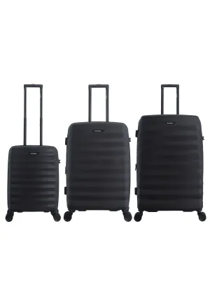 Saxoline Flow  Hard  Luggage / Trolley / Suitcase Black