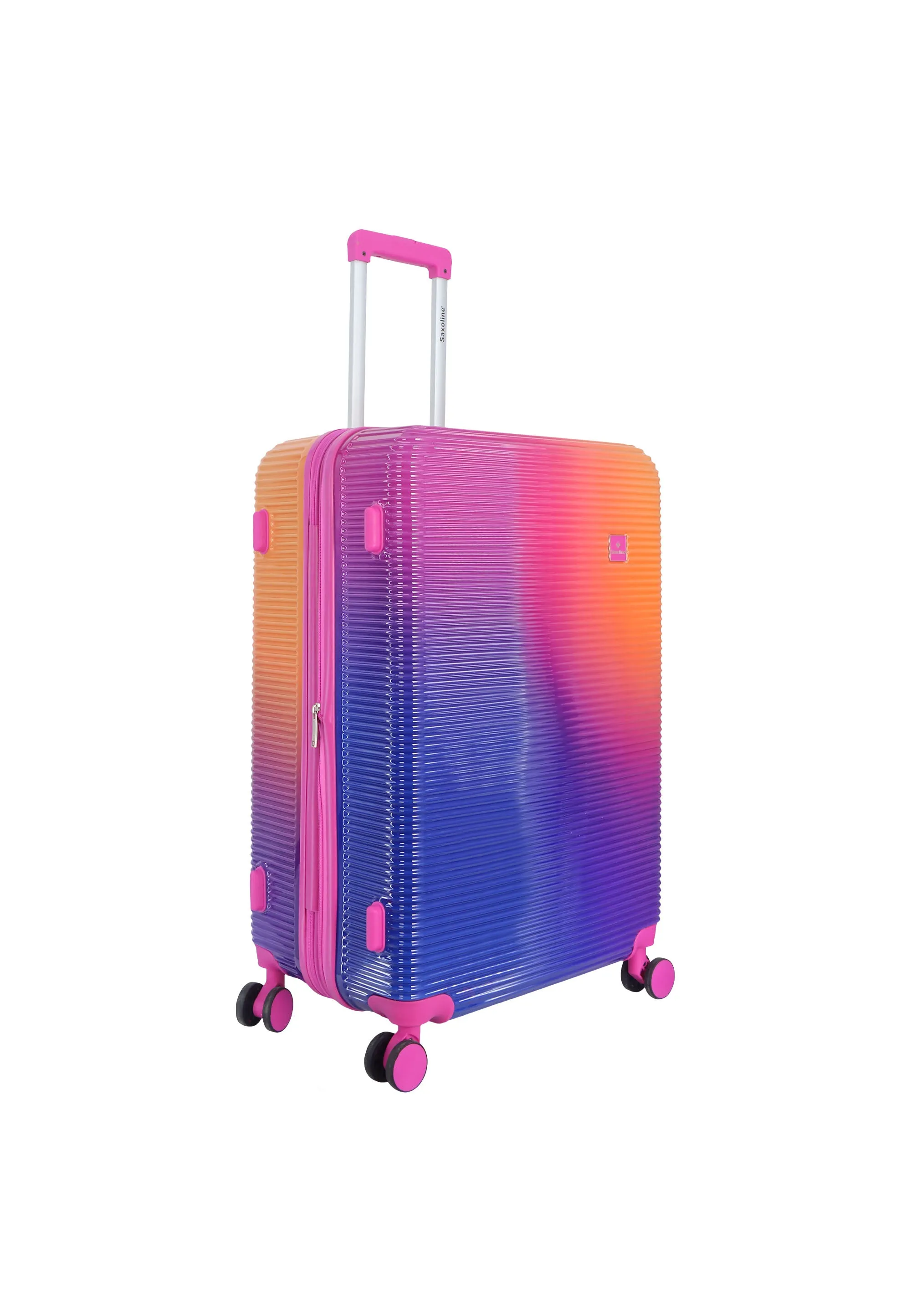 Saxoline Twis Hard Luggage / Trolley / Suitcase Fuchsia