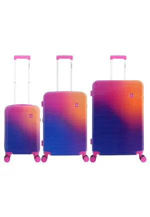 Saxoline Twis Hard Luggage / Trolley / Suitcase Fuchsia