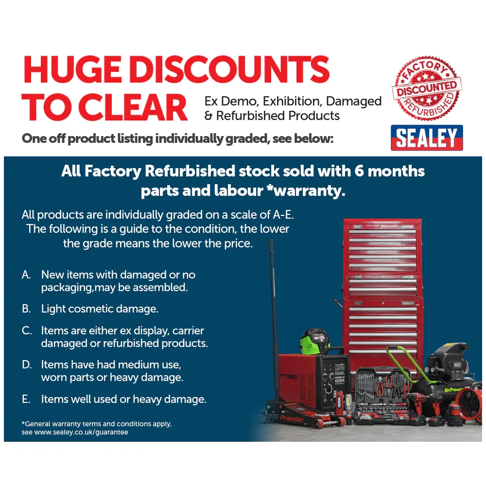 Sealey 2-Level Tyre Racking 200kg Per Level - B