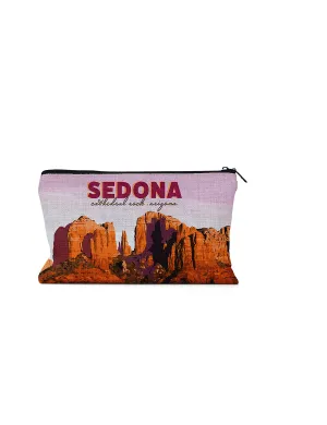 Sedona Cathedral Rock Pouch, College Student Gift, Mother's Day Gift, Christmas Gift