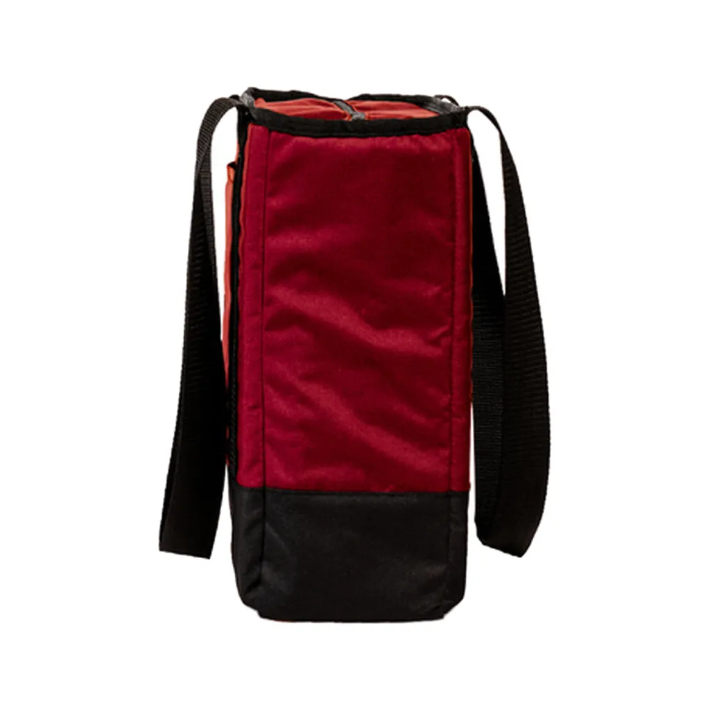 Selektor Classic Bag 30 LP 12", Burgundy and Black