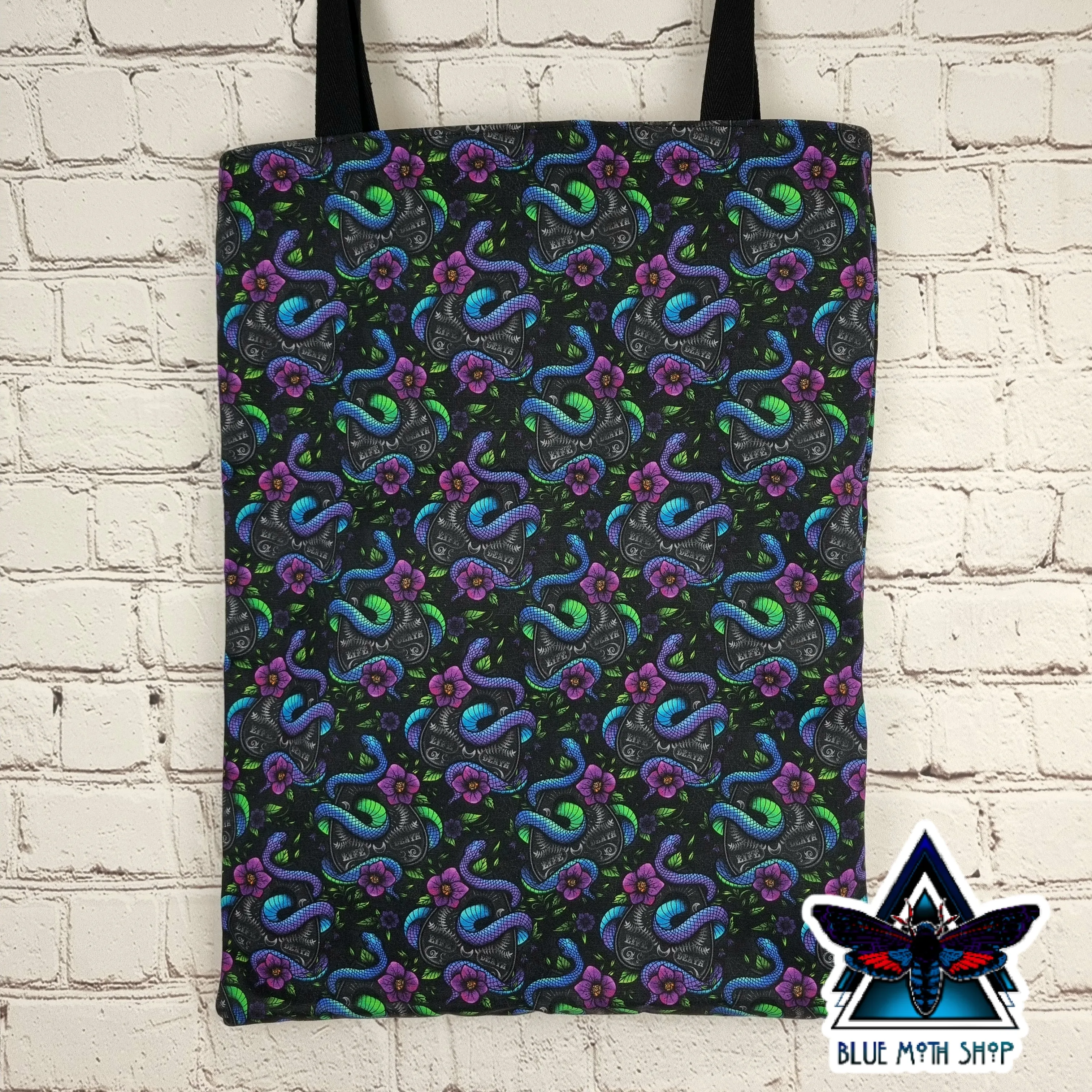 Serpent Ouija 100% Cotton Canvas Tote Bag
