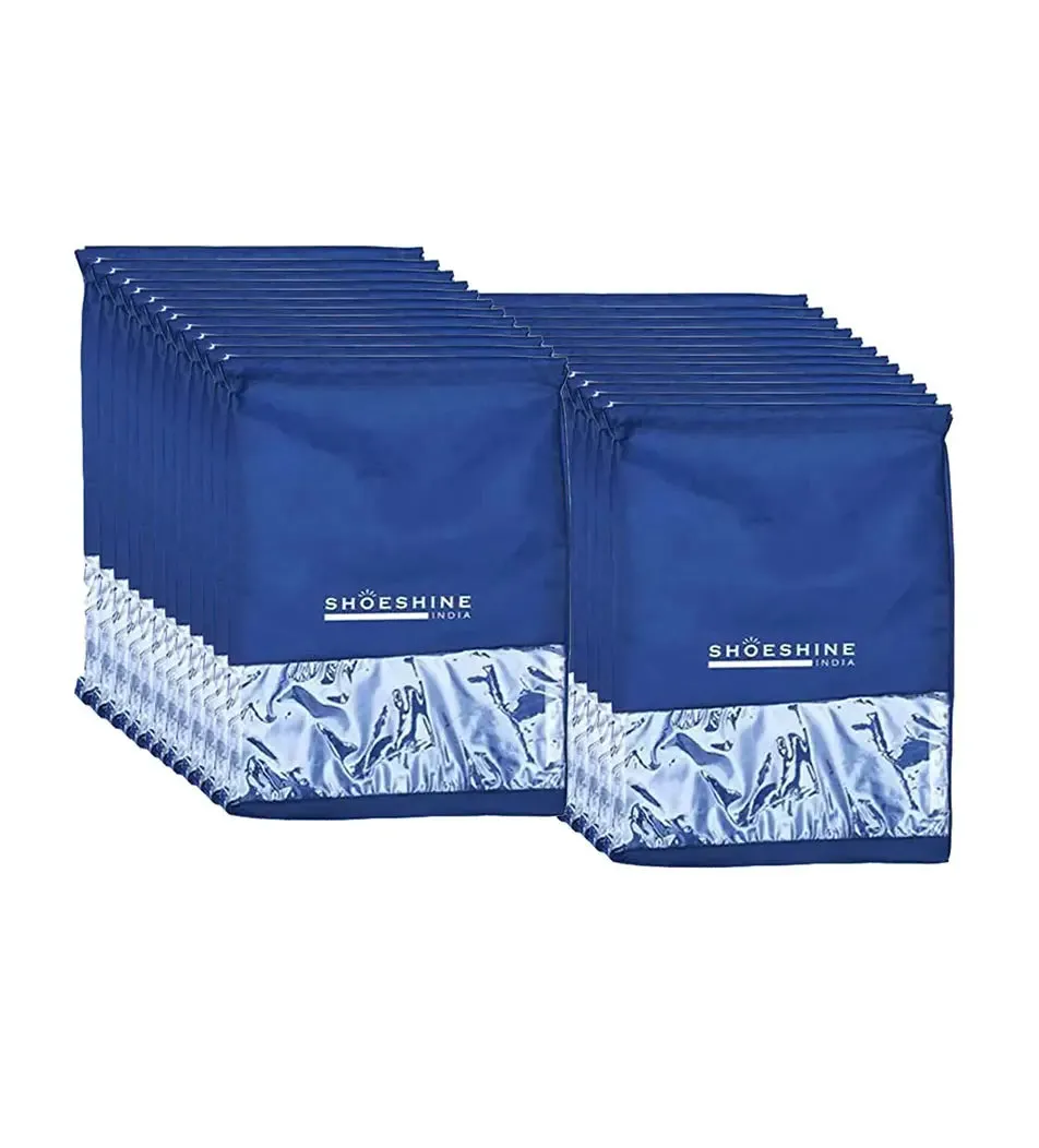 SHOESHINE Shoe Bags (Pack of 6) Travel Shoe Pouch - Maroon