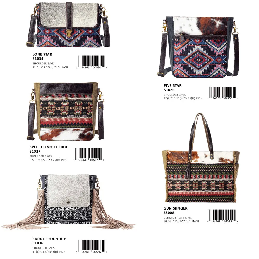 Shoulder Bags - SPOTTED VOLFF HIDE