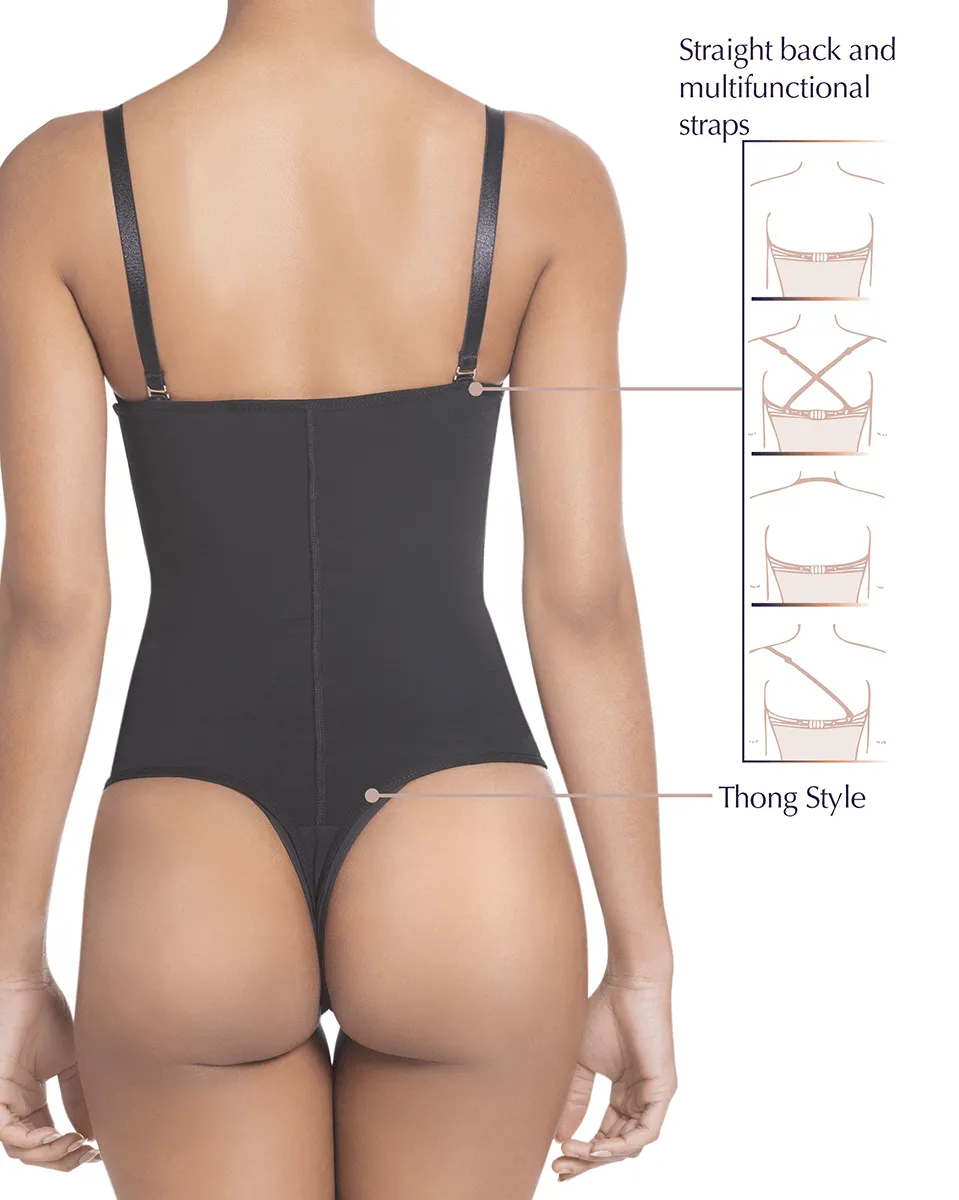 Siluet Thong Strapless Shapewear with Latex