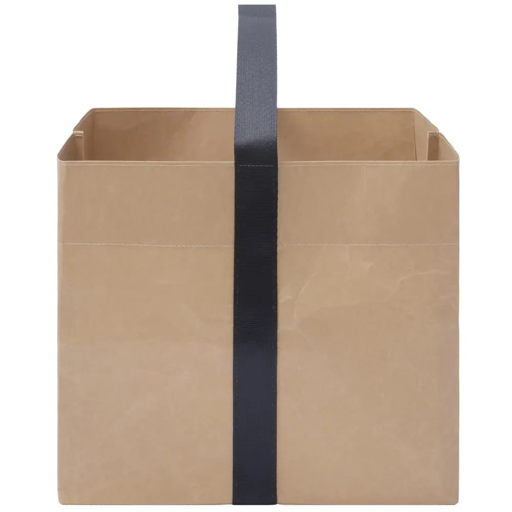 SIWA Folding Square Bag - Brown