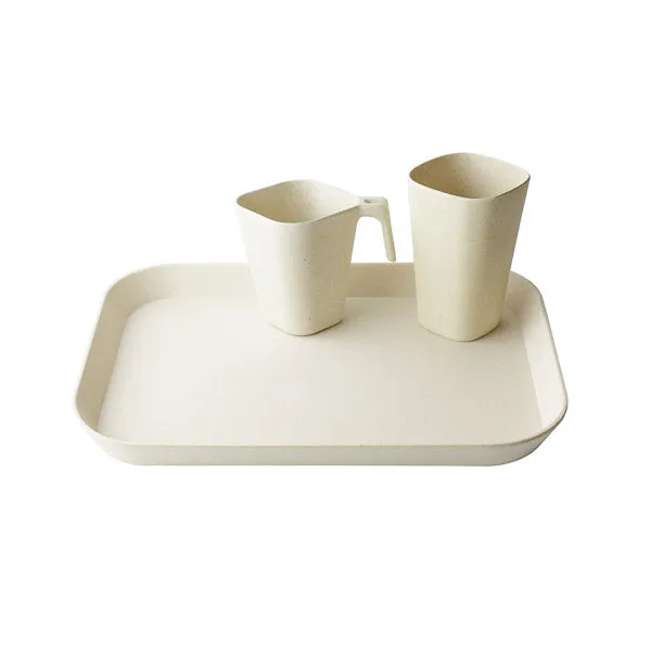 SKU:  21126 - 13.75" x 9.9" Rectangular Small Malibu Serving Tray (case)