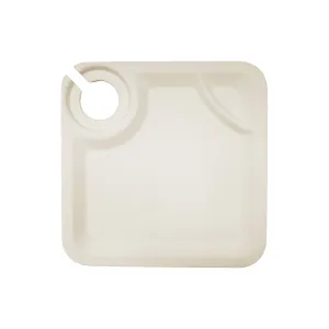 SKU: 21373 - 9" Santa Barbara Bambooware Square Wine Plate (24/case)