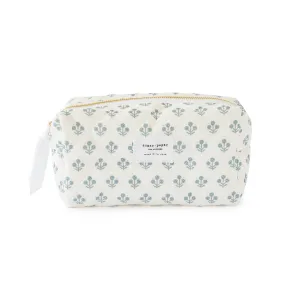Small Cosmetic Pouch, Blue Floral