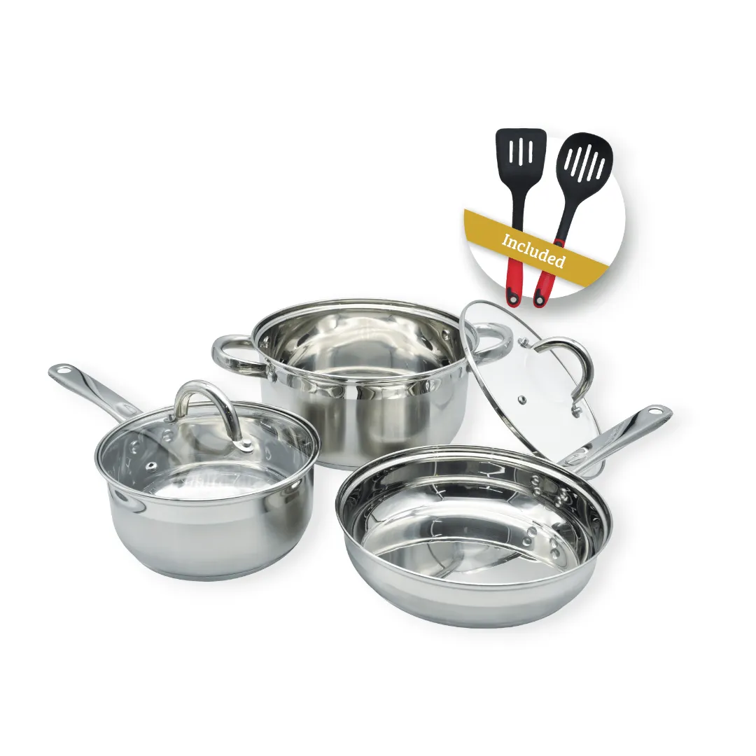 Snappy Chef 7pc Supreme Cookware Set SSCS007
