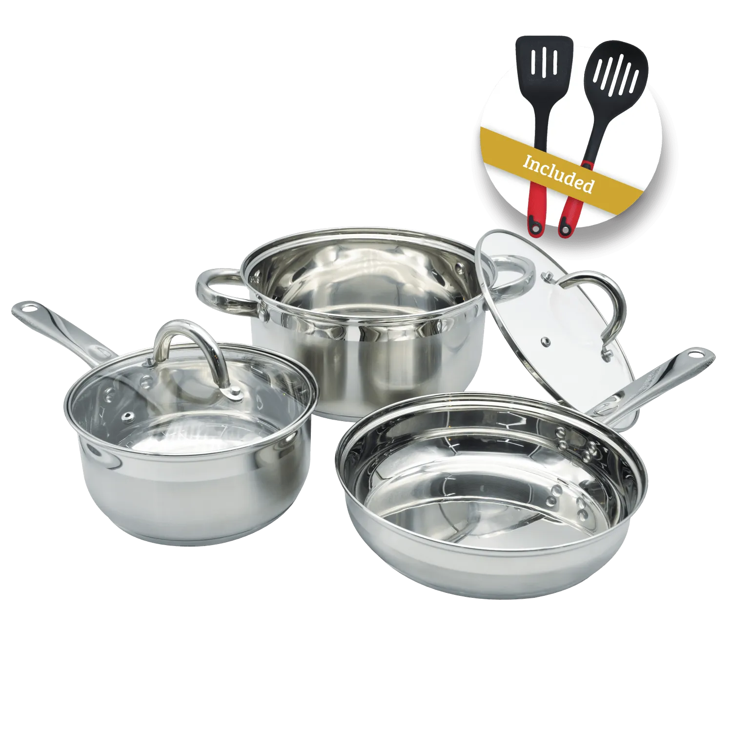 Snappy Chef 7pc Supreme Cookware Set SSCS007
