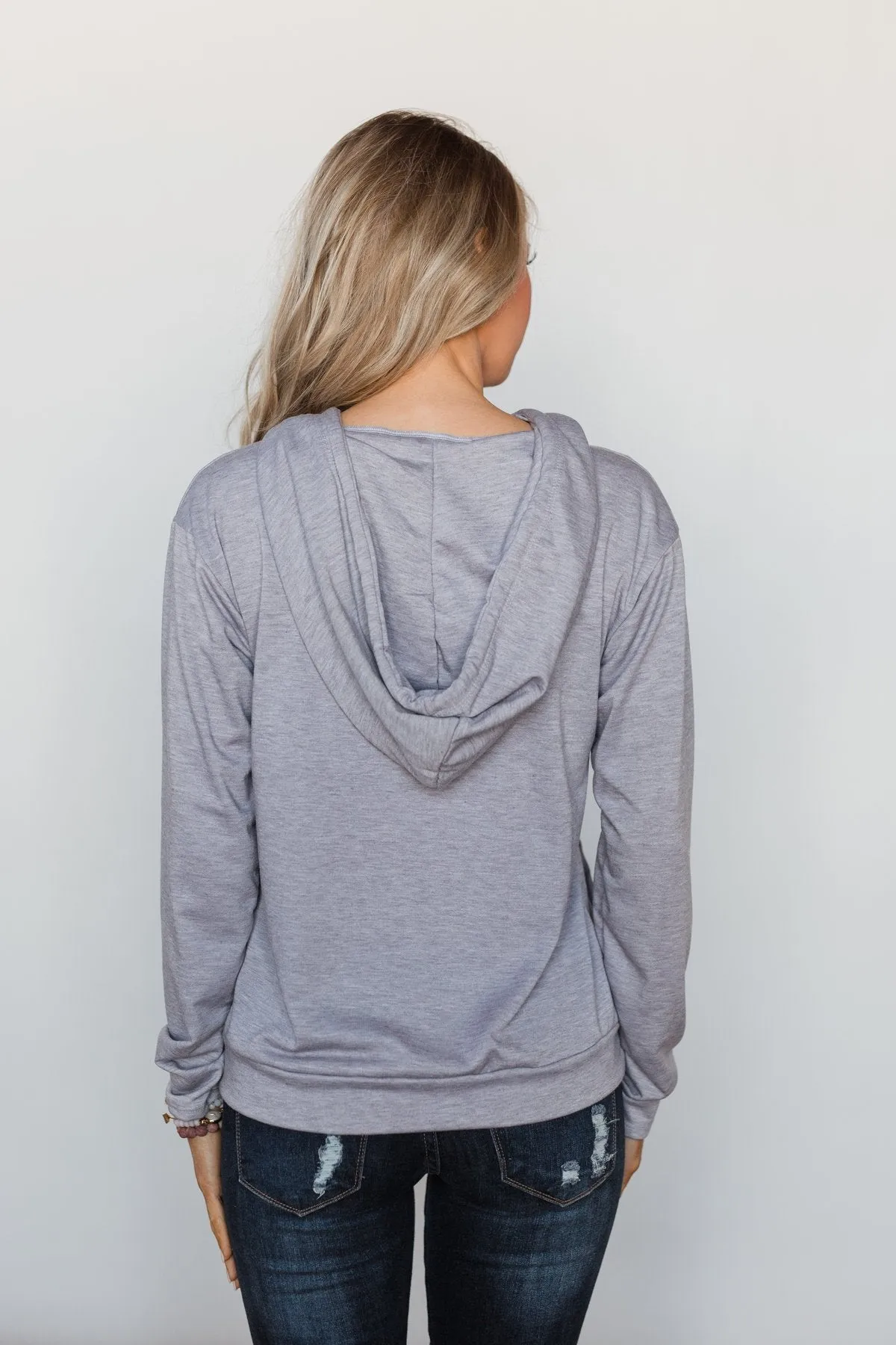 Solid Bliss Quarter Zip Hoodie- Lavender