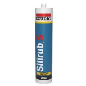 Soudal Silirub S Sanitary Silicone Sealant