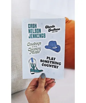 Southern Sticker Sheet Pack Assorted