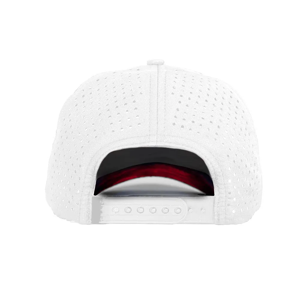 Special Edition Performance Snapback | Red Line | White PreOrder