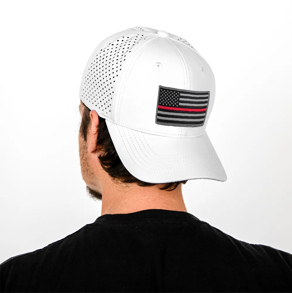 Special Edition Performance Snapback | Red Line | White PreOrder