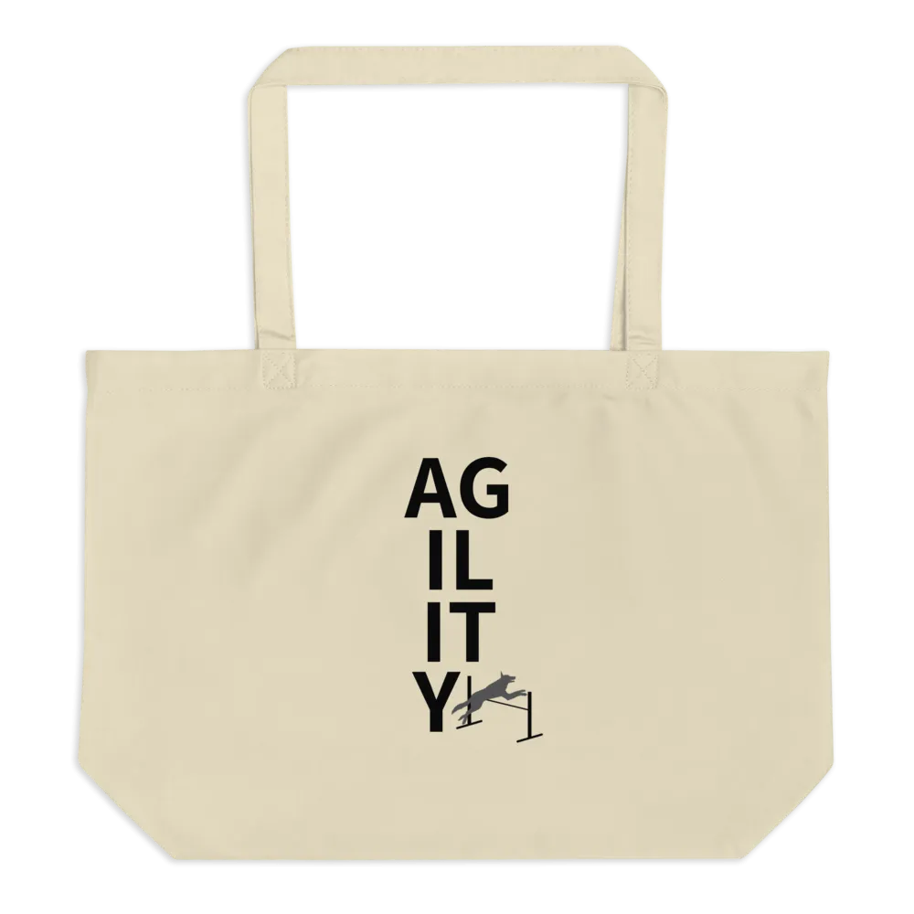 Stacked Agility X-Large Tote/Shopping Bag - Oyster