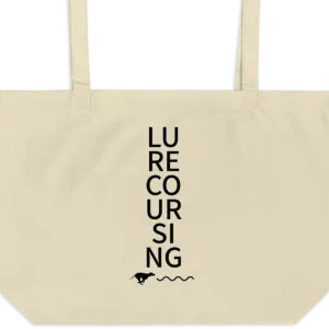Stacked Lure Coursing X-Large Tote/Shopping Bag - Oyster