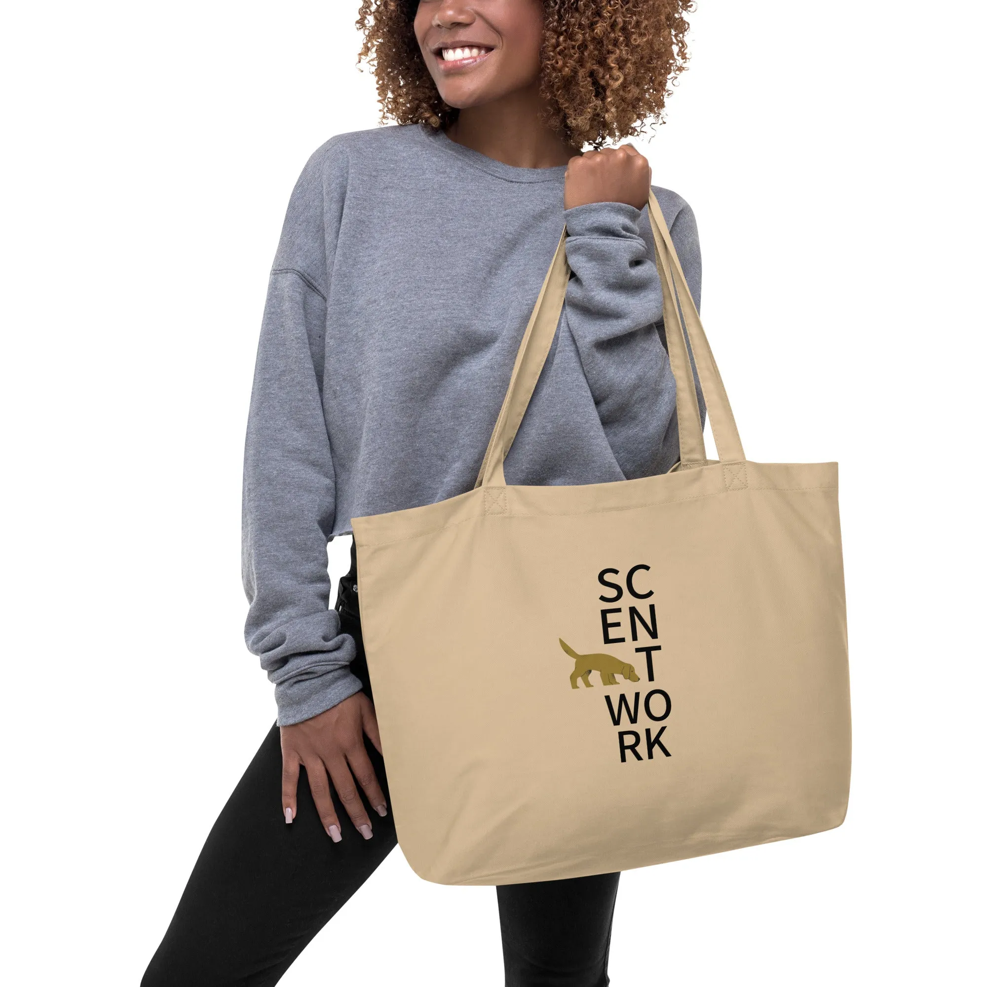 Stacked Scent Work X-Large Tote/ Shopping Bags