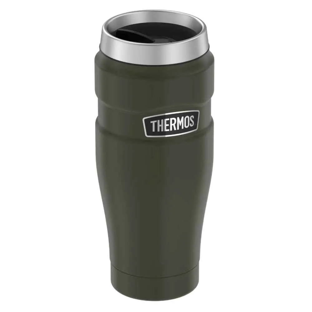 Stainless King Vacuum Insulated Stainless Steel Travel Tumbler - 16oz - Matte Army Green