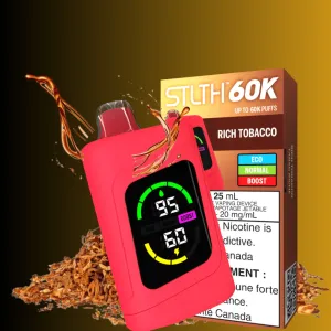 STLTH 60k Disposable Vape-Rich Tobacco