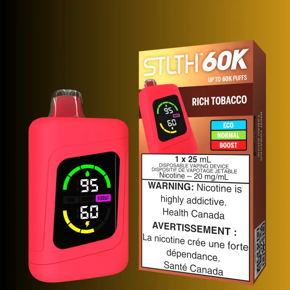 STLTH 60k Disposable Vape-Rich Tobacco
