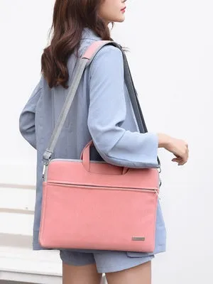 Stylish PU Leather Laptop Backpack | Durable Design | Waterproof Fabric | Fits MacBook and Notebooks | Shoulder Bag or Handbag