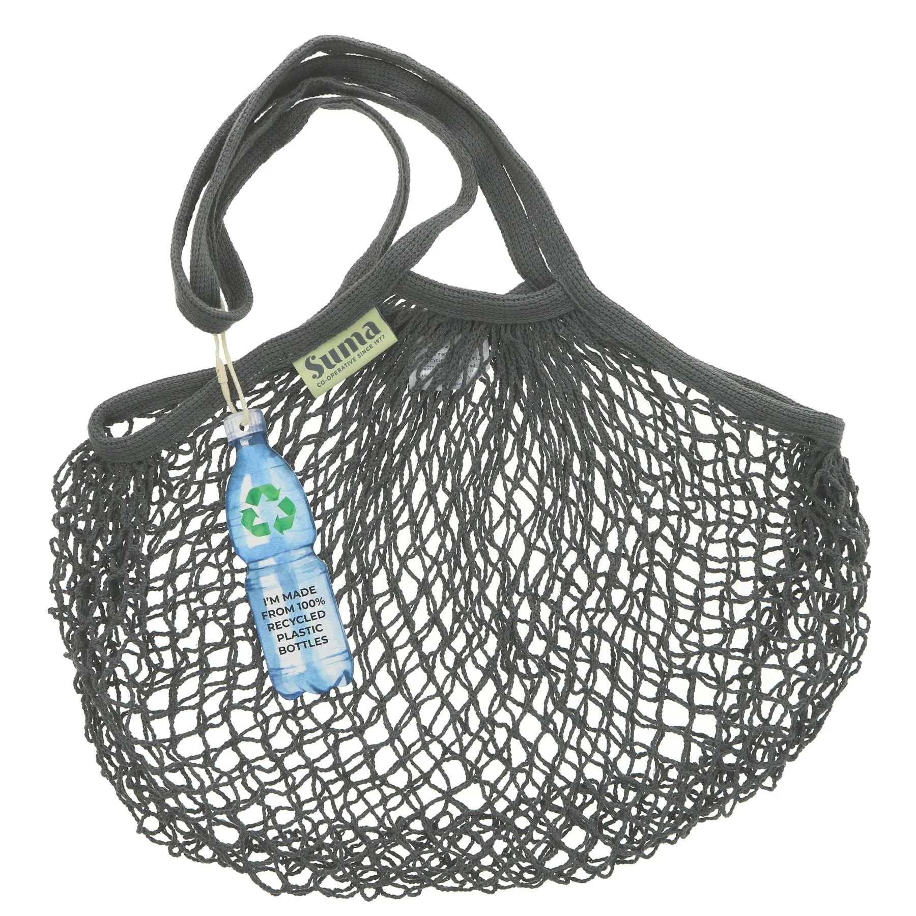 Suma | String Bag-Lg Handles-Charcoal | bag