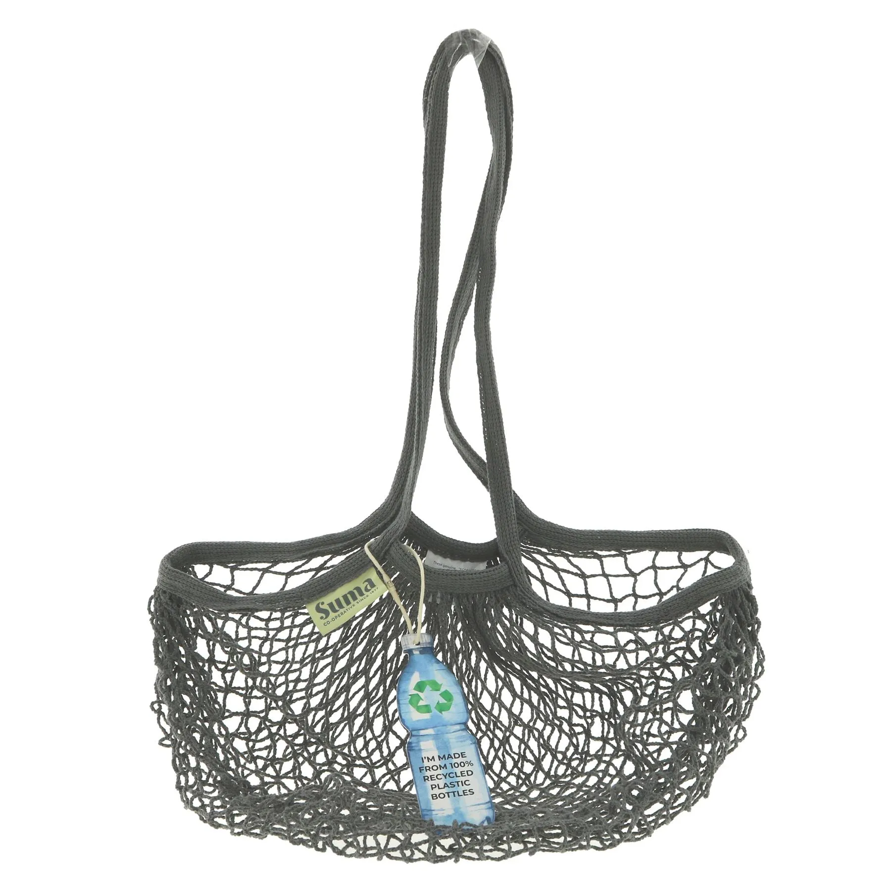 Suma | String Bag-Lg Handles-Charcoal | bag