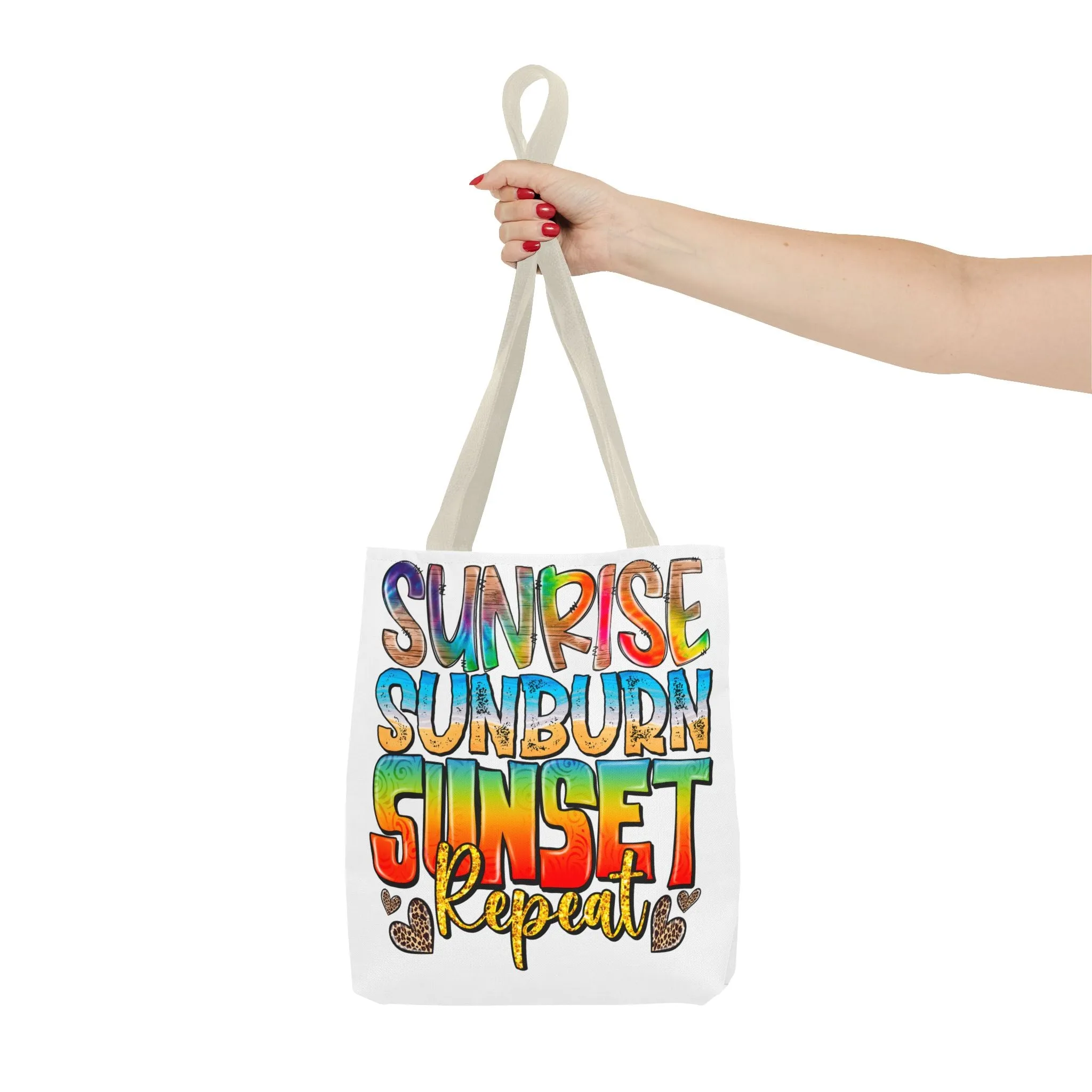 Sunrise Sunburn Sunset Repeat Tote Bag